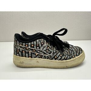 Nike Sneakers Kids Size 5.5Y Air Force 1 Low '07 LB8 Just Do It AO3977-001